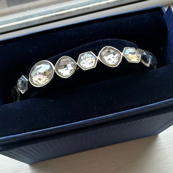 AUTHENTIC SWAROVSKI MINERAL MOONLIGHT BRACELET 6.5" - Picture 1 of 4